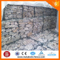 PVC coated and galvanized gabion in steel wire mesh for river construction